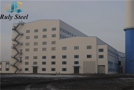 Estrutura de aço Profissional Design pré-fabricado Estrutura galvanizada para armazém de edifícios industriais