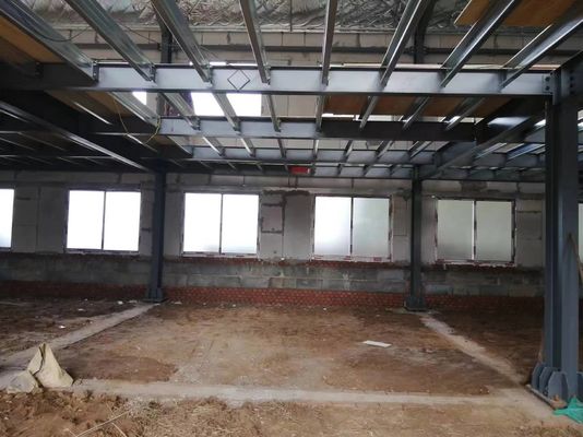 Construção Industrial de aço leve Estrutura pré-fabricada Estrutura de estrutura de metal Edifício de construção Armazém