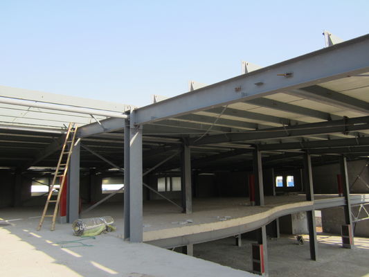 Armazenamento Quadro de metal painel de sanduíche leve Estrutura de edifícios pré-fabricados pintura aço galvanizado armazém de construção