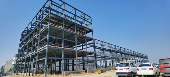 Fabricação de estruturas pré-fabricadas de aço para edifícios de aço de vários andares Edifícios PEB Armazém de aço