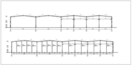 Prédio de Aço com Estrutura de Portal Pré-Fabricada com Design Multi-Andares