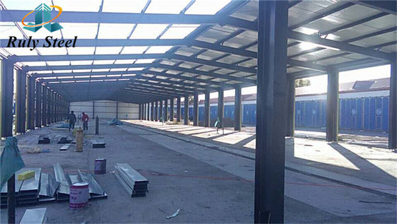Estrutura de estrutura de aço pré-fabricada Portal Estrutura de aço Edifício