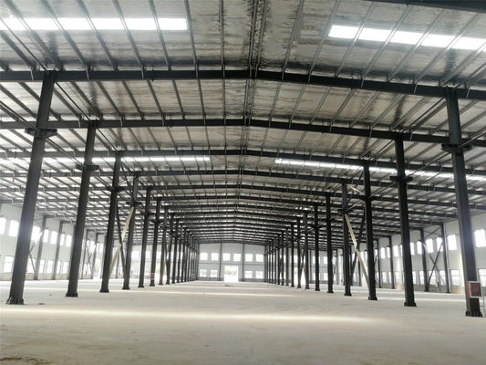 Estrutura de aço pré-fabricada Portal de estrutura Atelier Edifícios de armazém