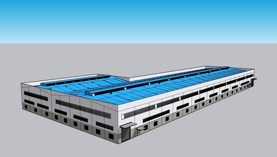 Estrutura de aço pré-fabricada Portal de estrutura Atelier Edifícios de armazém