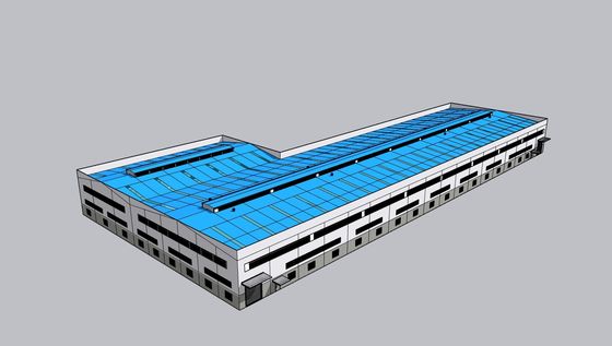 Estrutura de aço pré-fabricada Portal de estrutura Atelier Edifícios de armazém