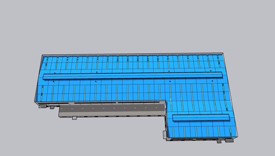 Estrutura de aço galvanizado interior Alta resistência longa vida útil