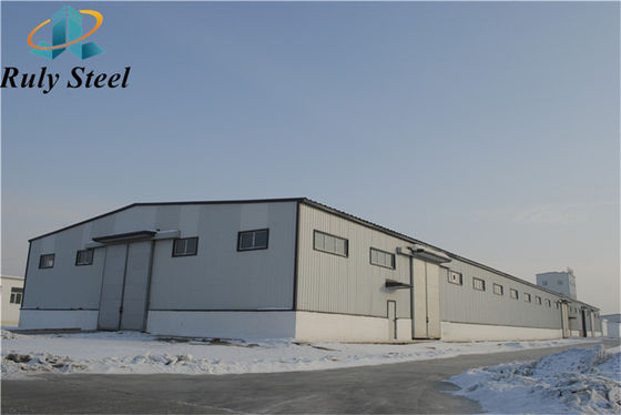 Prefabricado H-Section Steel Structure Warehouse Oficina Q355