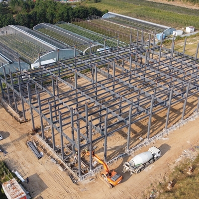 Edifício de Armazém de Aço Prefabricado Q235B Q355B Quadro de Seção H