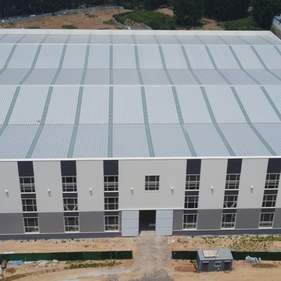 Armazém de aço pré-fabricado com guindaste Q235B Q355B