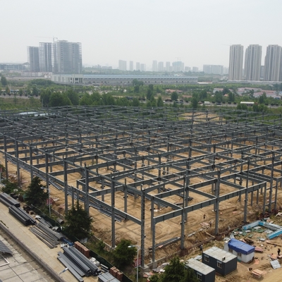 Armazém de Estrutura de Aço com Estrutura em Tesoura para Edifícios de Grande Vão