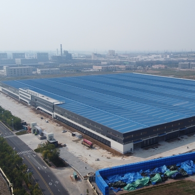 Armazém Pré-fabricado com Estrutura de Aço e Perfis H Q235B Q355B