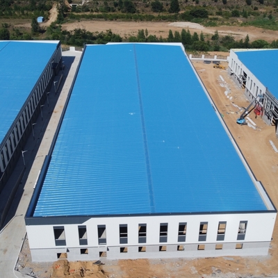 Prédio de Estrutura de Aço Pré-Fabricada com Certificação CE e Vida Útil de 50 Anos