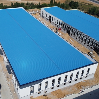 Prédio de Estrutura de Aço Pré-Fabricado Personalizado para Uso Industrial