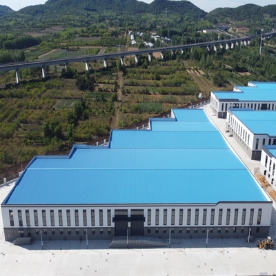 Edifício de estrutura de aço pré-fabricado certificado com vida útil de 50 anos