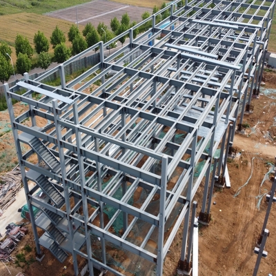 Edifício de aço pré-fabricado de grande comprimento com escritório interior