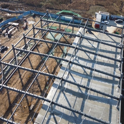 Estrutura de Oficina Pré-Fabricada em Aço Q235B Q355B Material