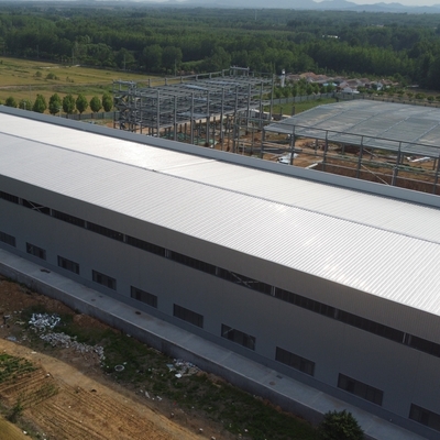 Prédio de Estrutura de Aço Pré-Fabricado Personalizado para Uso Industrial