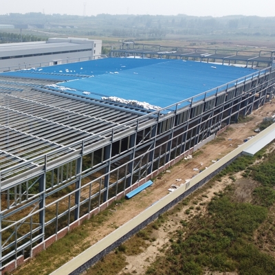 Prédio de Estrutura de Aço Pré-Fabricada com Certificação CE e Vida Útil de 50 Anos