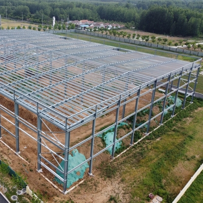 Armazém de Estrutura de Aço Pré-Fabricada com Vida Útil de 50 Anos