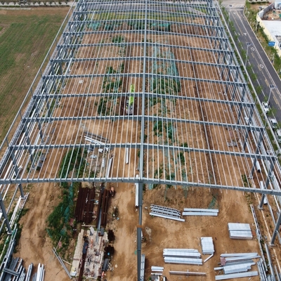 Prédio de Armazém de Aço Pré-Fabricado Personalizado com Seção H Q355