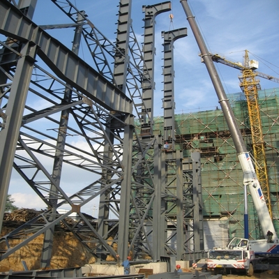 Edifícios Industriais Pesados em Aço Pré-Fabricados com Colunas em Perfil H