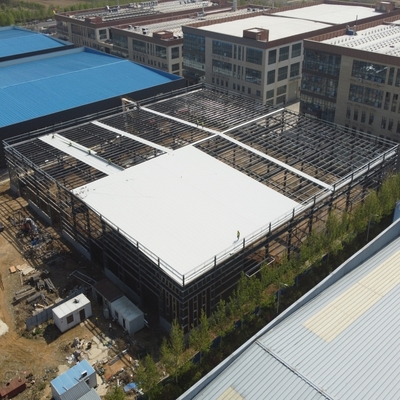 Oficina de estrutura de aço com jateamento Sa 2.5 para Edifício Pré-Fabricado