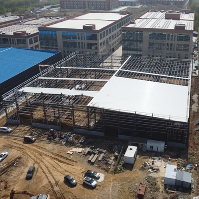 Estrutura pré-projetada de armazém de estrutura de aço de vários andares