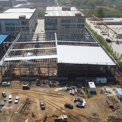 Prédio de Estrutura de Aço Pré-Fabricada com Painel Sanduíche para Construção de Armazém