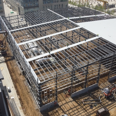 Prédio de Armazém de Aço Pré-Fabricado 100m x 30m Q235B Q355B