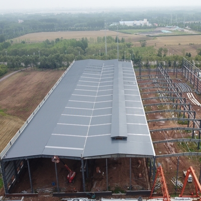 Estrutura de armazém de aço de grande espaço para edifícios de logística