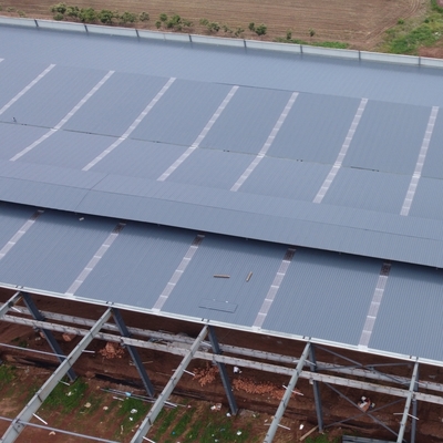 Edifício pré-fabricado de estrutura de aço de secção H Q235B Q355B