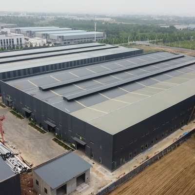 Edifício pré-fabricado de estrutura de aço de secção H Q235B Q355B