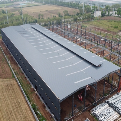 Prédio de Estrutura de Aço Pré-Fabricada com Certificação CE e Vida Útil de 50 Anos