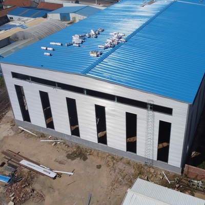 Estrutura de armazém de aço de grande espaço para edifícios de logística