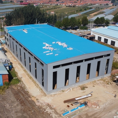 Armação de aço leve para armazém pré-fabricado Q235B Q355B Material