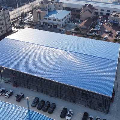 Armação de aço leve para armazém pré-fabricado Q235B Q355B Material