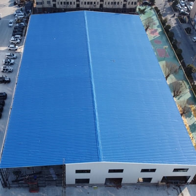 Armação de aço leve para armazém pré-fabricado Q235B Q355B Material