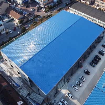 Showroom de Carros com Estrutura de Aço e Oficina de Manutenção Q235B Q355B