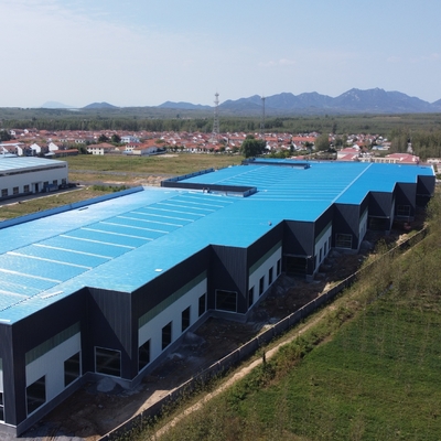 Prédio de Estrutura de Aço Pré-Fabricada com Certificação CE e Vida Útil de 50 Anos