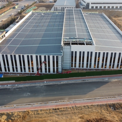 Armazém de estruturas pré-fabricadas de aço com vida útil de 50 anos certificado CE