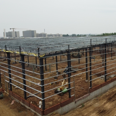 Estrutura de aço galvanizado a quente para edifícios industriais