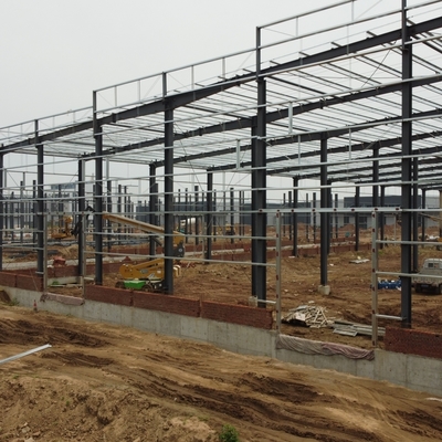 Armazém de Estrutura de Aço Pré-Fabricada para Parques Logísticos