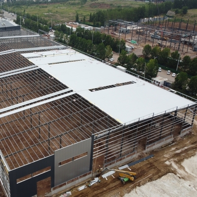 Edifício de Estrutura de Aço Industrial com Estrutura Galvanizada a Quente