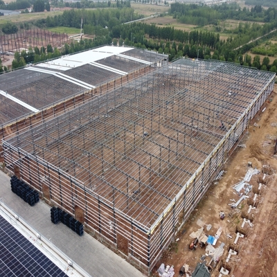 Armazém pré-fabricado com estrutura de aço para fábrica de processamento de alimentos para animais de estimação