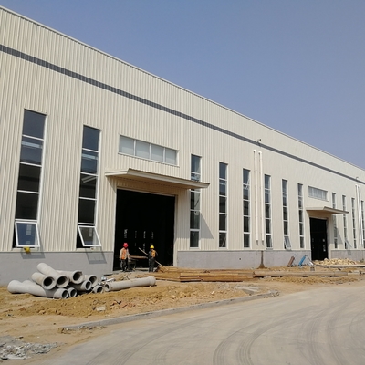 Construção de estruturas pré-fabricadas de aço sob medida para armazenagem a frio de oficinas de armazém