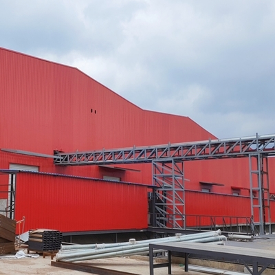 Oficina de Edifício de Aço Multi-Andares Pré-Fabricado com Vigas de Secção H