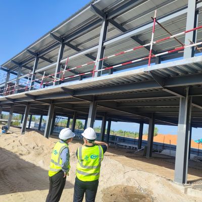 Painted Prefabricated Steel Hotel Building For Resort Projects