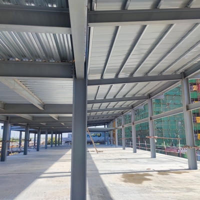 Quadro de construção industrial de aço pré-fabricado Q235B Q355B Galvanizado