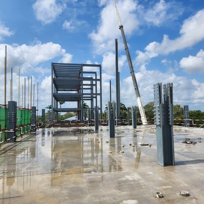 Moderno Design Estrutura de aço pré-fabricada Edifícios de hotéis Edifícios de aço de vários andares