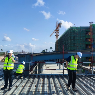 Armazém pré-fabricado de estruturas de aço com telhado multi-espansão grande